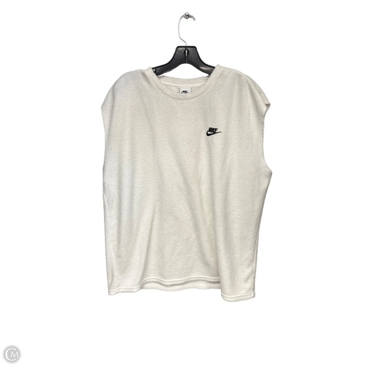 Athletic Top By Nike Apparel In White, Size: S