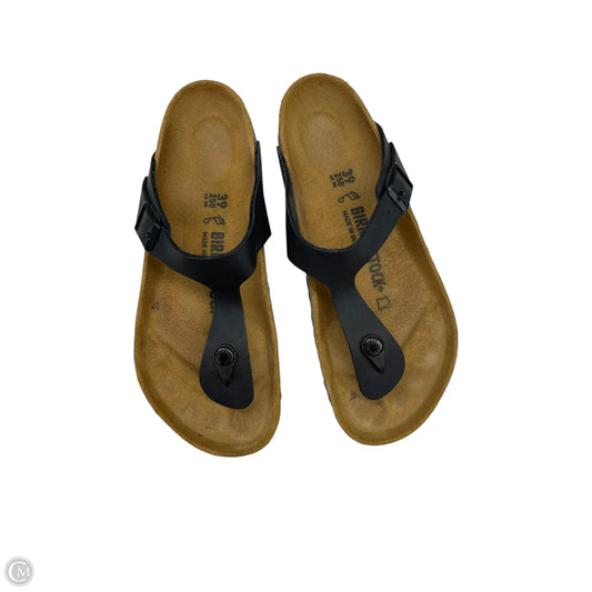 Shoes Flats By Birkenstock In Black, Size: 8