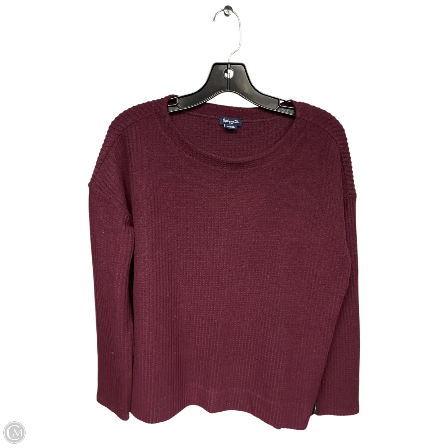 Top Long Sleeve By Splendid In Purple, Size: S