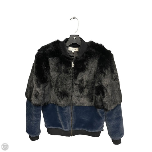 Jacket Other By John + Jenn In Black & Blue, Size: L