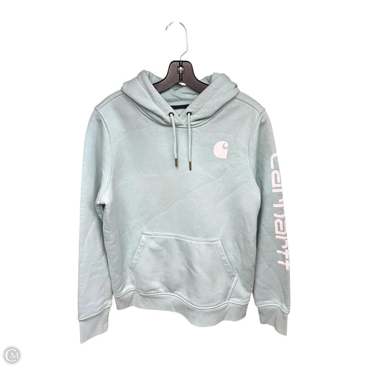 Sweatshirt Hoodie By Carhartt In Blue, Size: Osfm