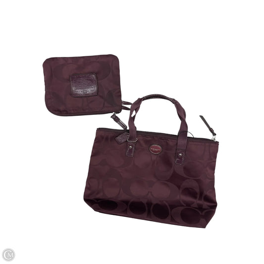 Handbag Designer By Coach, Size: Small