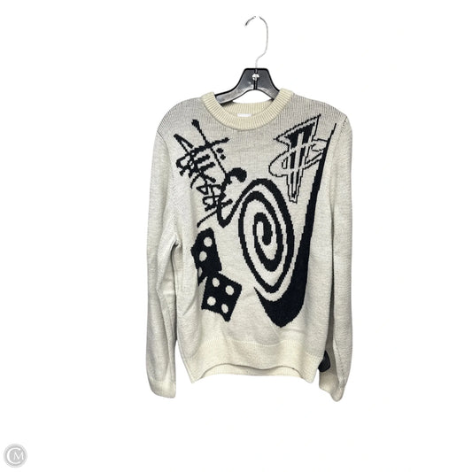Sweater By Nike Apparel In Black & Cream, Size: Xs