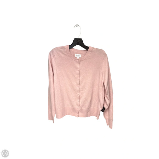 Cardigan By Croft And Barrow In Pink, Size: M