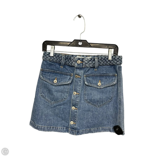 Skirt Mini & Short By Tularosa In Blue Denim, Size: 2
