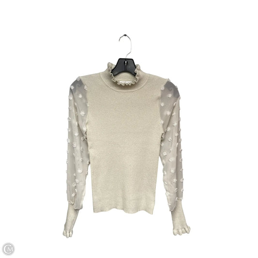 Top Long Sleeve By Callahan In Beige, Size: Xs