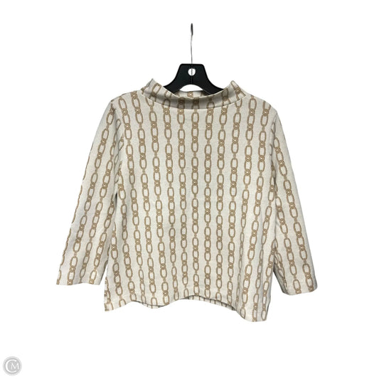 Top 3/4 Sleeve By Ann Taylor In Beige, Size: Sp