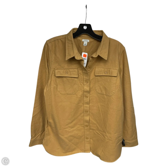 Top Long Sleeve By L.l. Bean In Yellow, Size: L