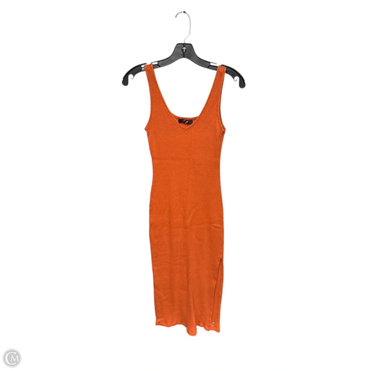 Dress Casual Midi By Lulus In Orange, Size: M