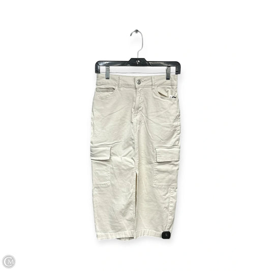 Skirt Midi By Clothes Mentor In Cream, Size: Xxs