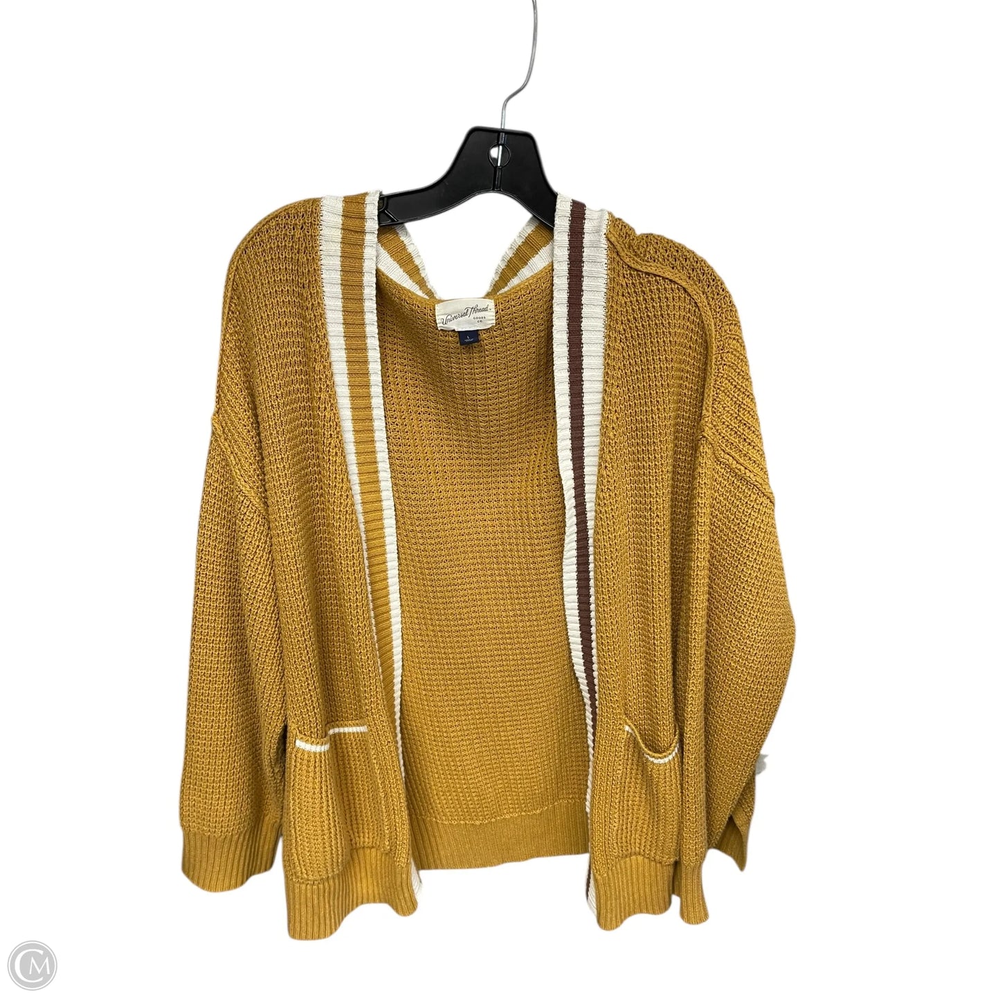 Cardigan By Universal Thread In Yellow, Size: L