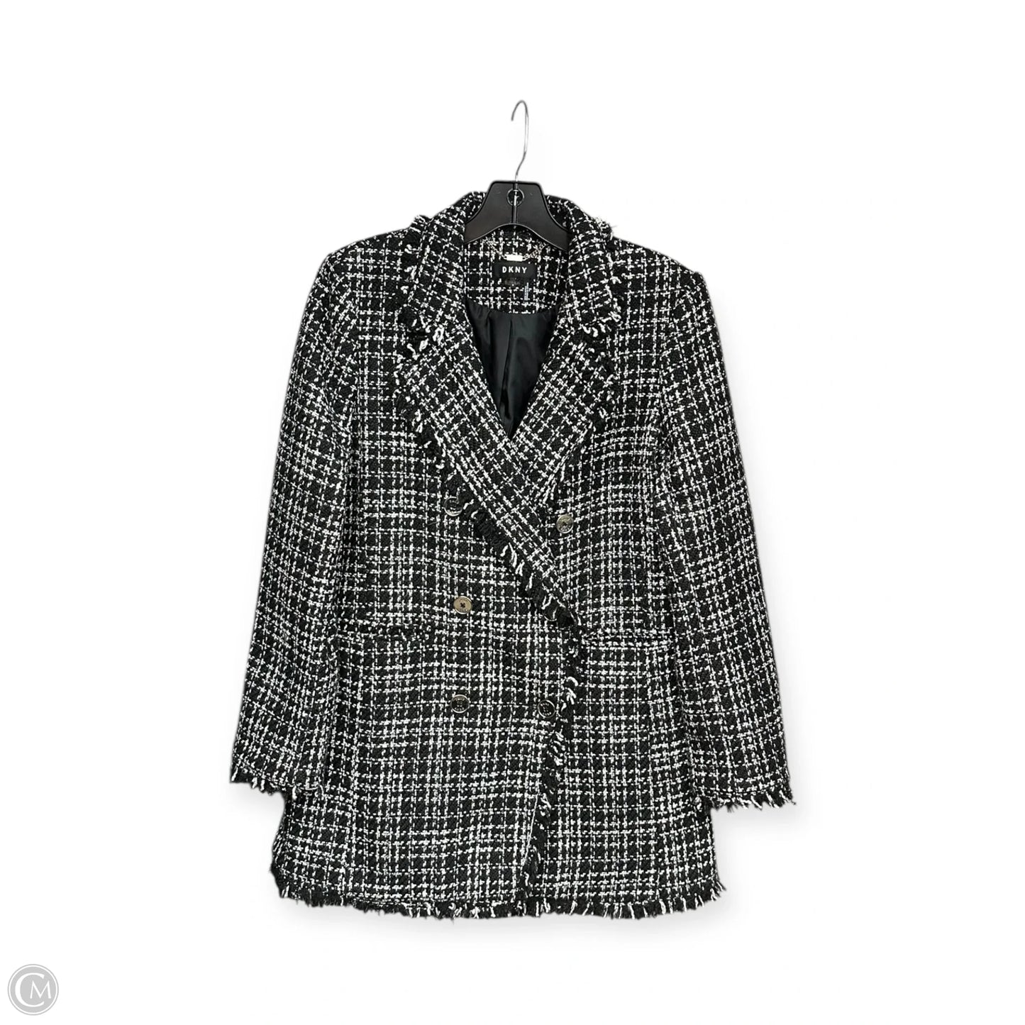 Jacket Other By Dkny In Black & White, Size: 8