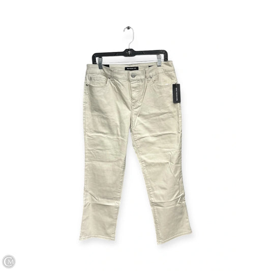Jeans Straight By Bandolino In Tan, Size: 10p