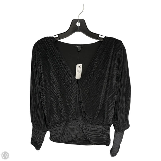 Top Long Sleeve By Express In Black, Size: M