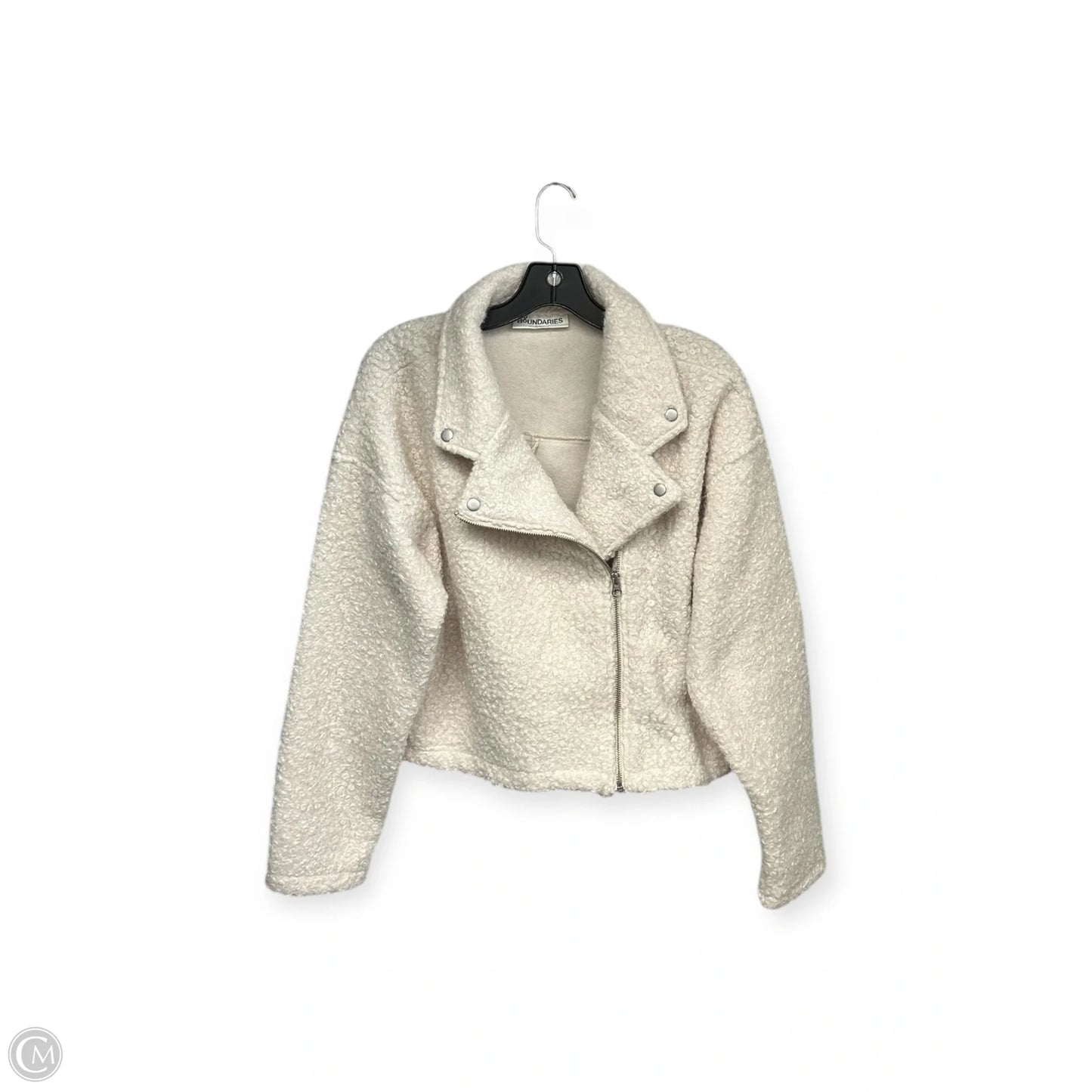 Jacket Moto By No Boundaries In Cream, Size: Xl