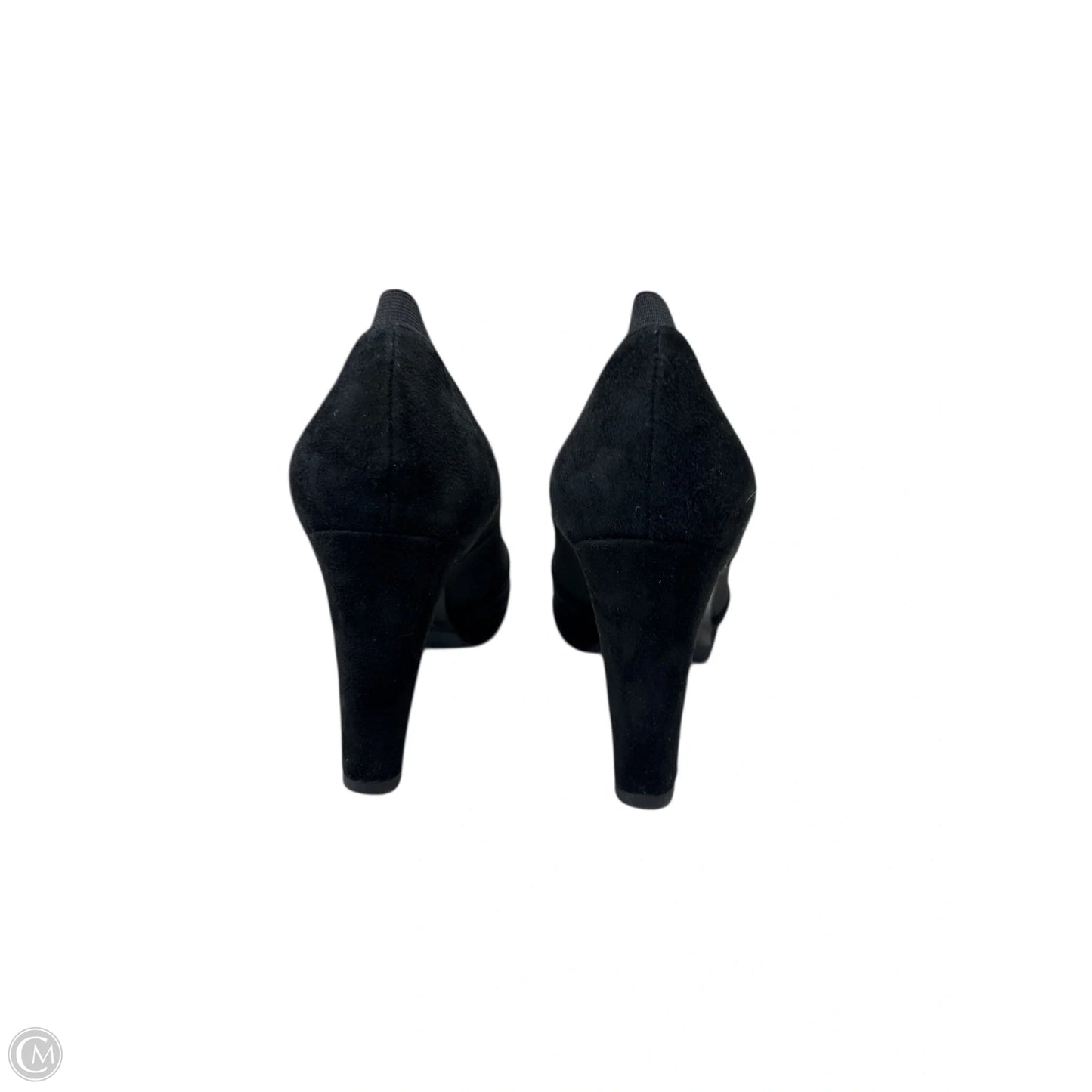 Boots Ankle Heels By Vaneli In Black, Size: 8