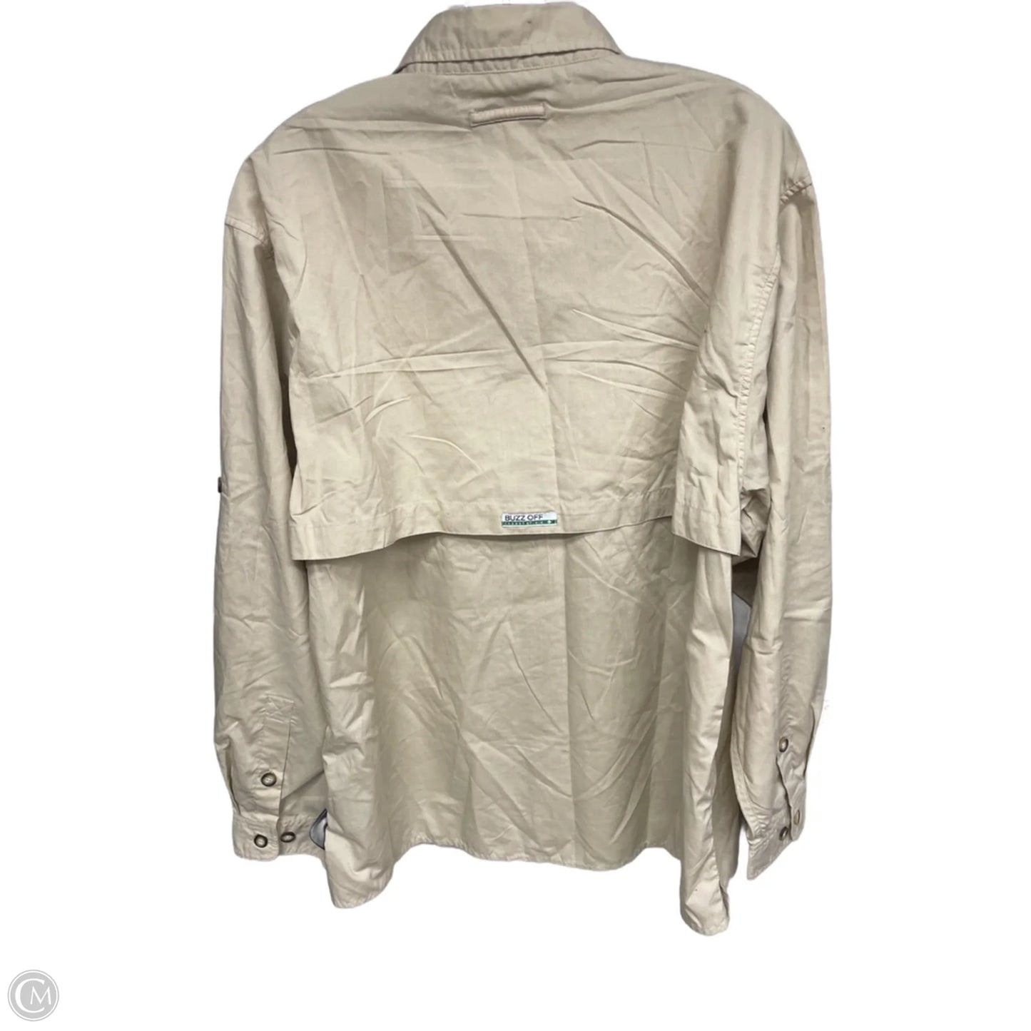 Top Long Sleeve By Clothes Mentor In Tan, Size: M