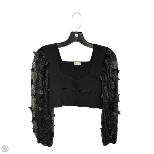 Top Long Sleeve By Free People In Black, Size: L