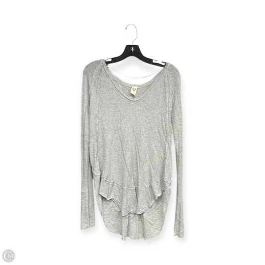 Top Long Sleeve By We The Free In Grey, Size: M
