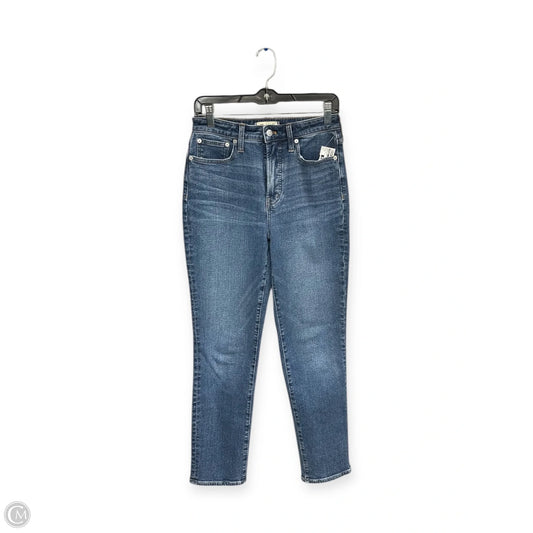 Jeans Straight By Madewell In Blue Denim, Size: 2