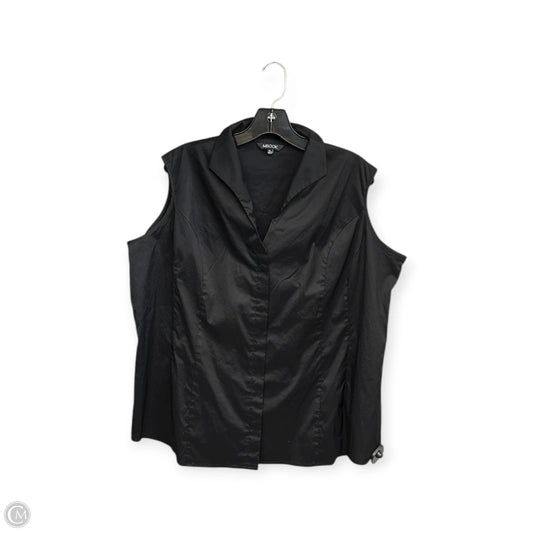 Top Sleeveless By Misook In Black, Size: Xl