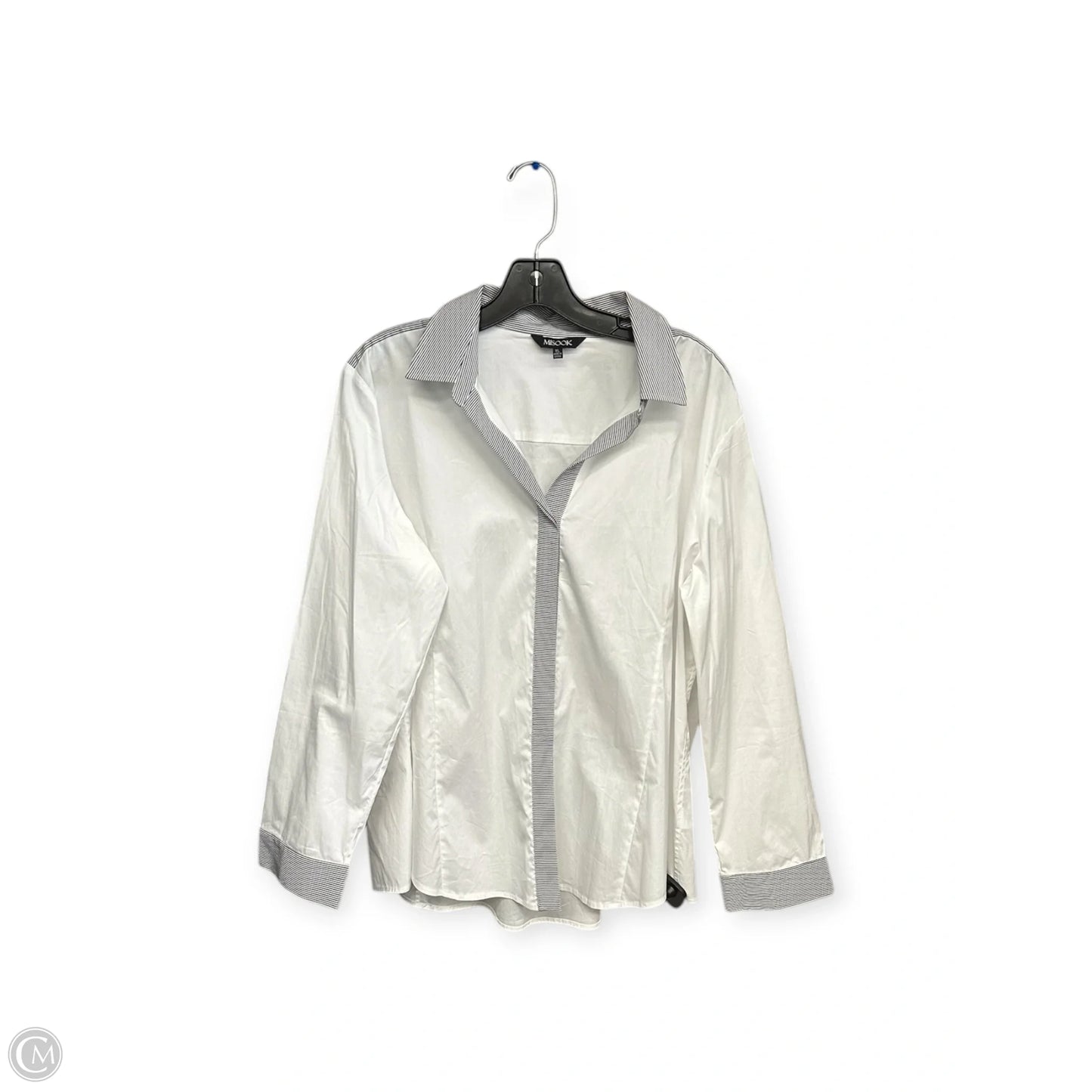 Top Long Sleeve By Misook In White, Size: Xl