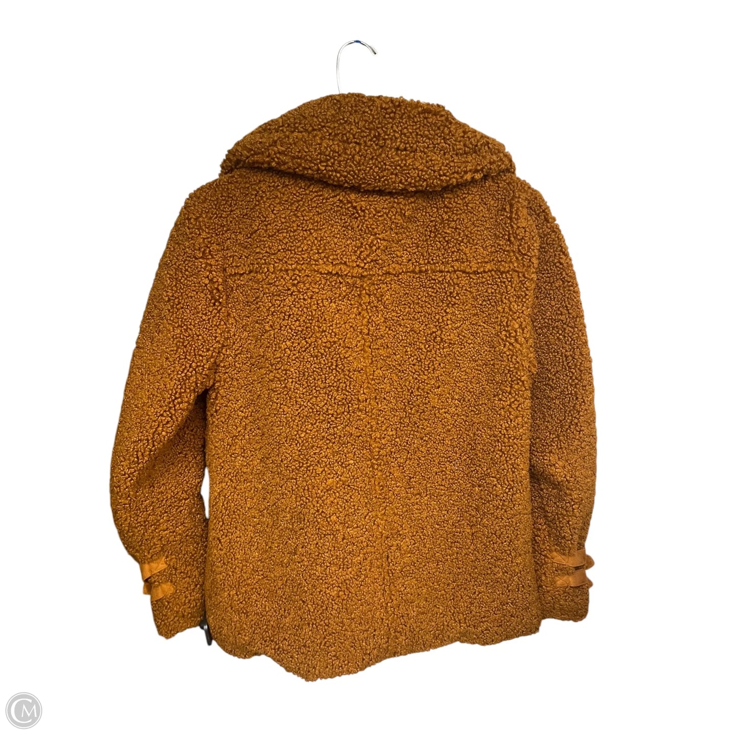 Jacket Faux Fur & Sherpa By Marrakech In Orange, Size: Xs