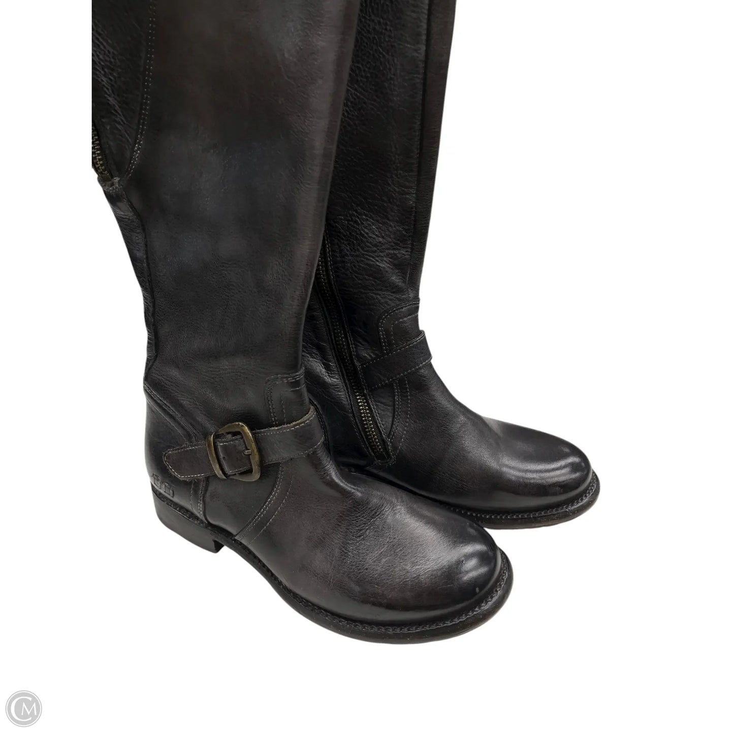 Boots Knee Flats By Bed Stu In Black, Size: 7