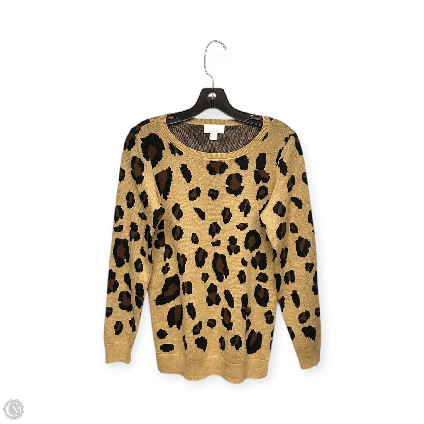 Sweater By Belle By Kim Gravel In Animal Print, Size: Xxs