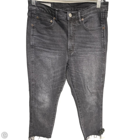 Jeans Skinny By Gap In Black, Size: 6p