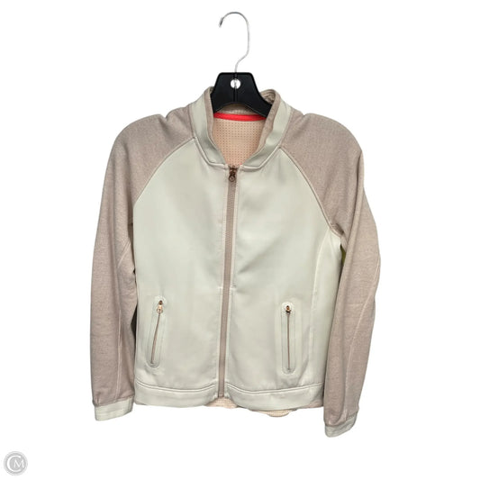 Athletic Jacket By Lululemon In Cream, Size: 4