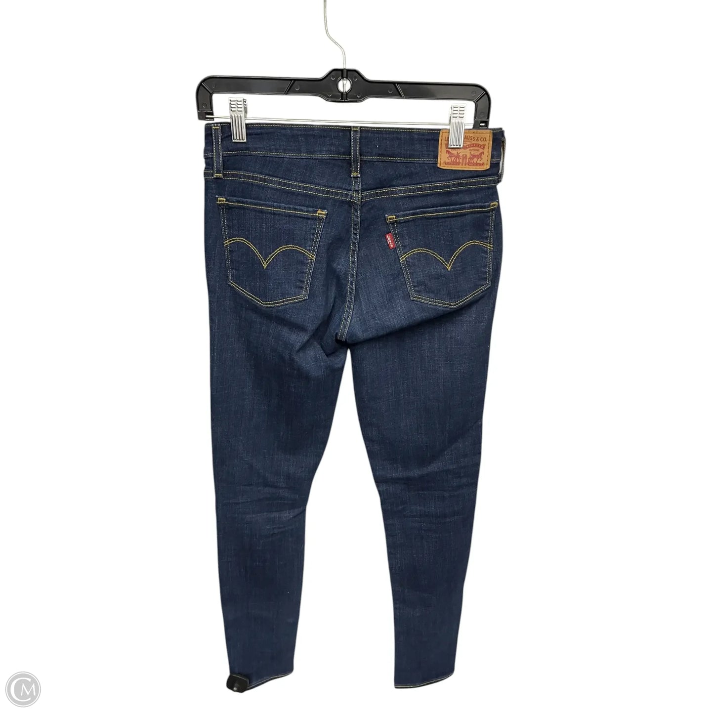 Jeans Skinny By Levis In Blue Denim, Size: 6
