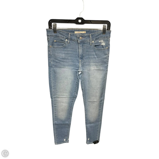 Jeans Skinny By Levis In Blue Denim, Size: 2