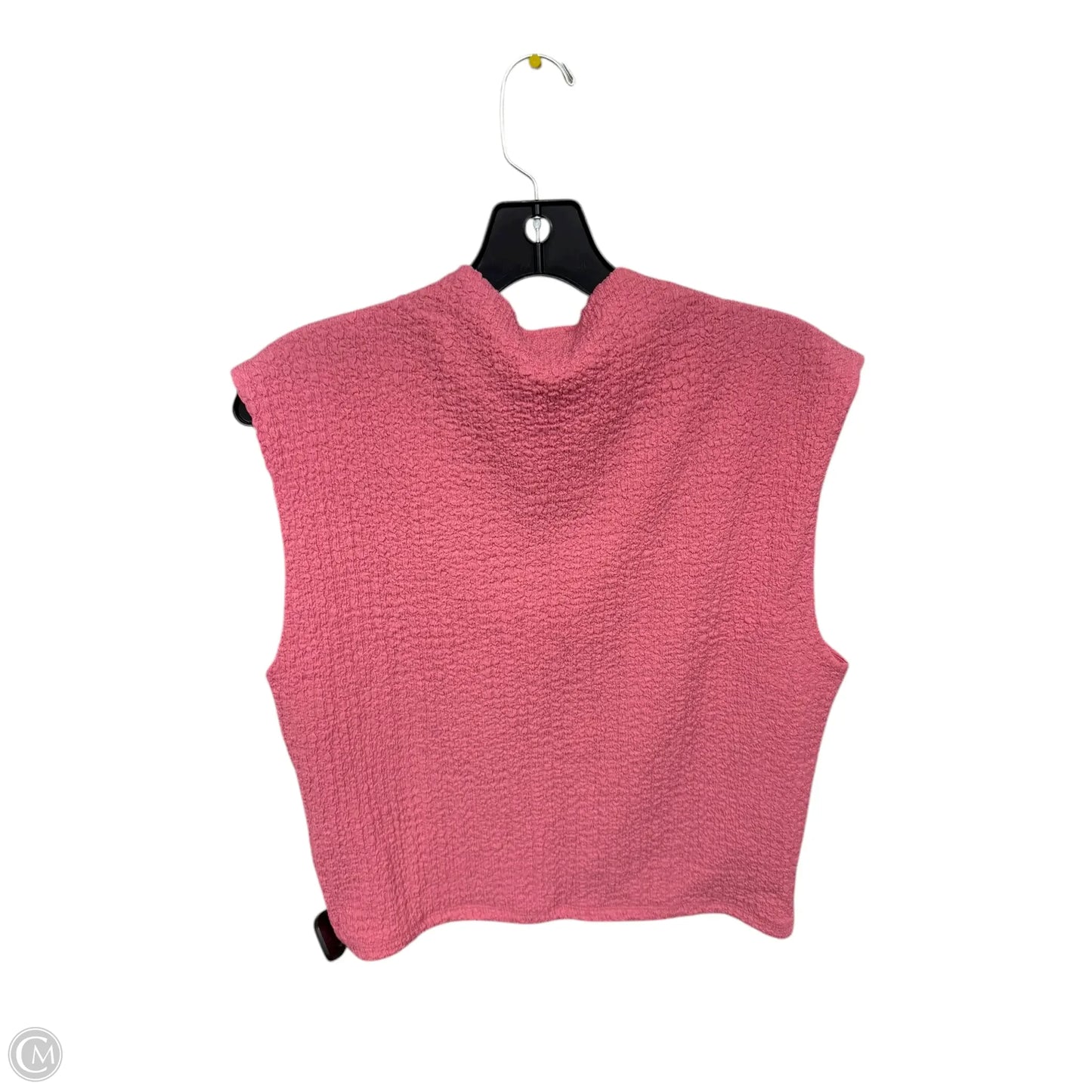 Top Sleeveless By Abercrombie And Fitch In Pink, Size: L