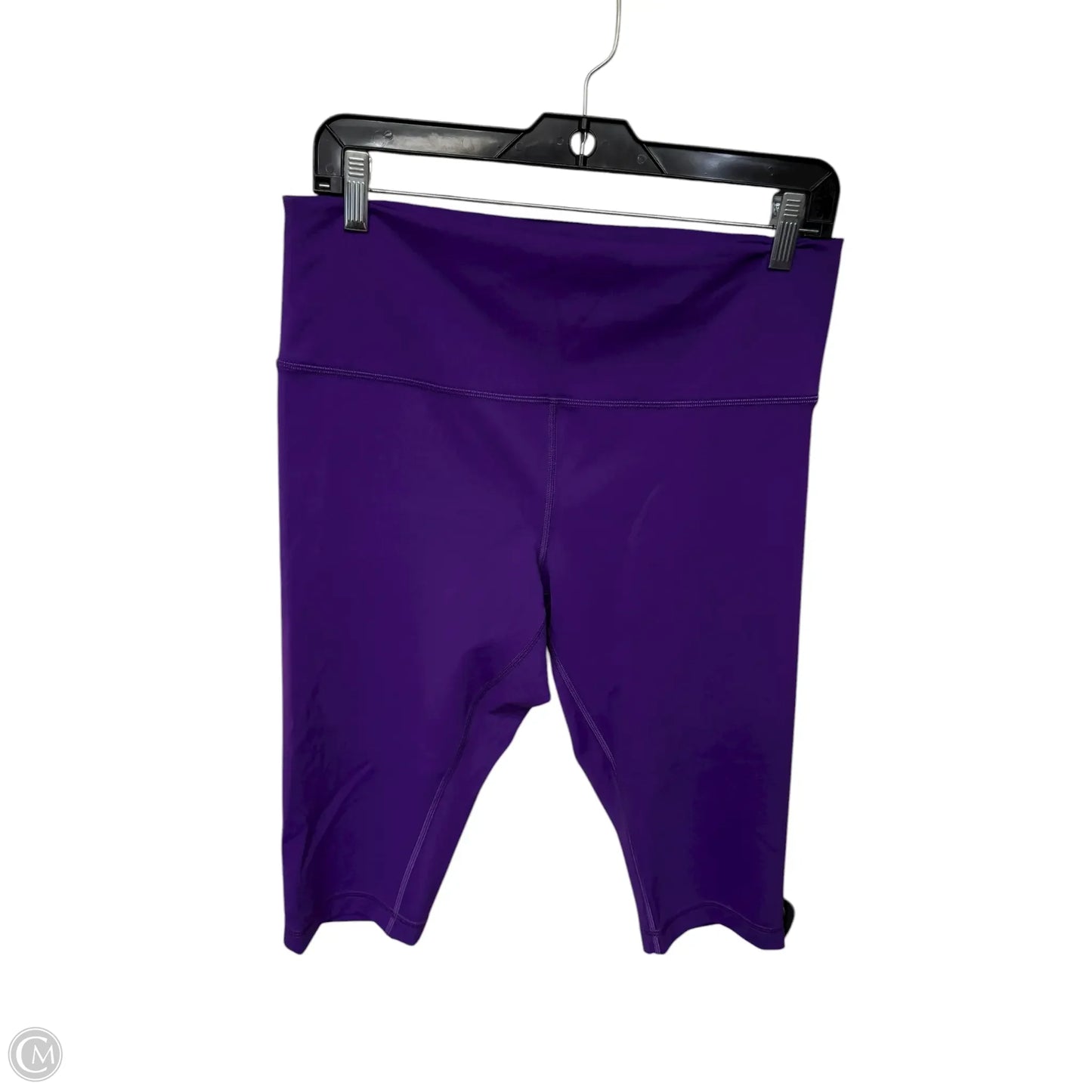 Athletic Capris By Lululemon In Purple, Size: 14