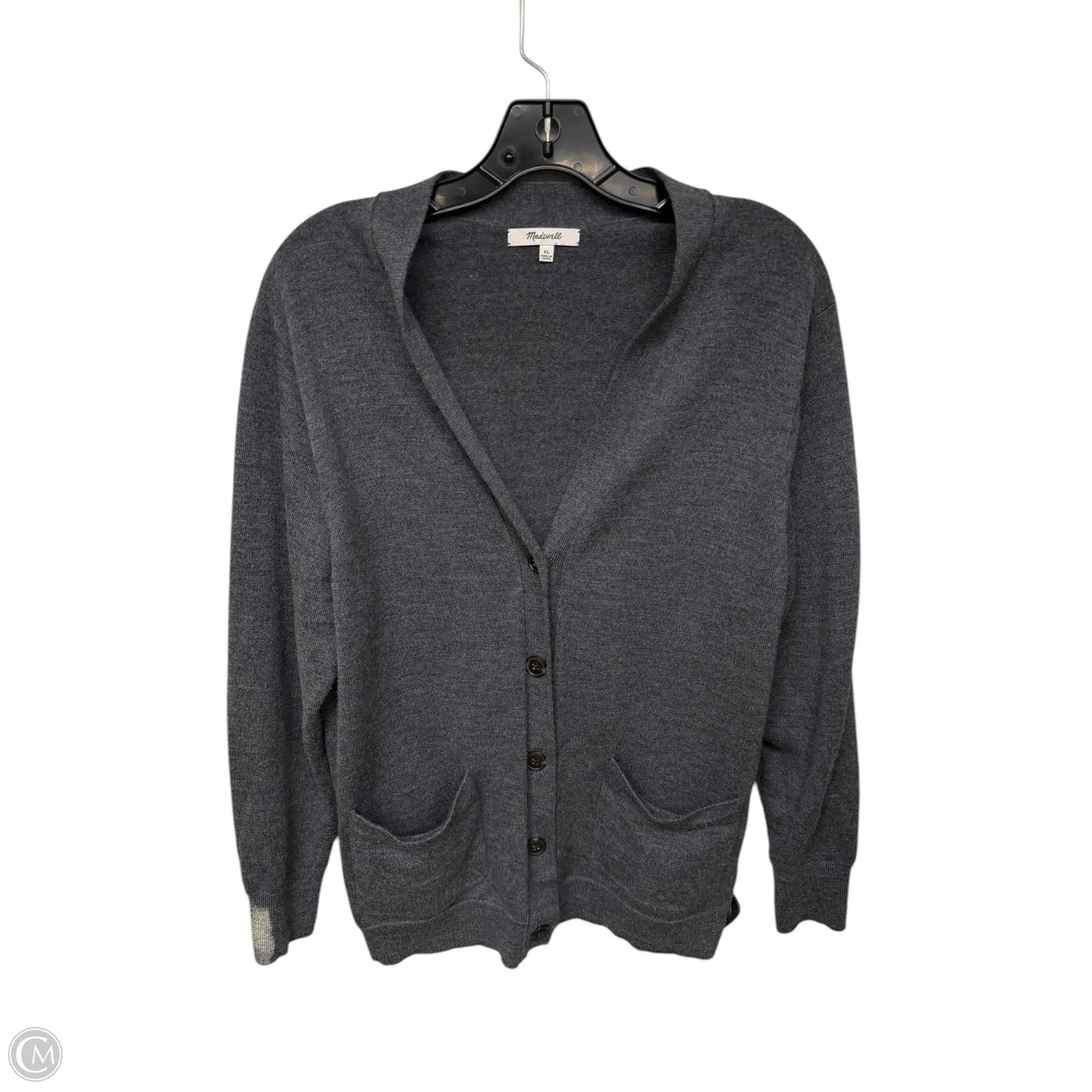 Cardigan By Madewell In Grey, Size: Xl