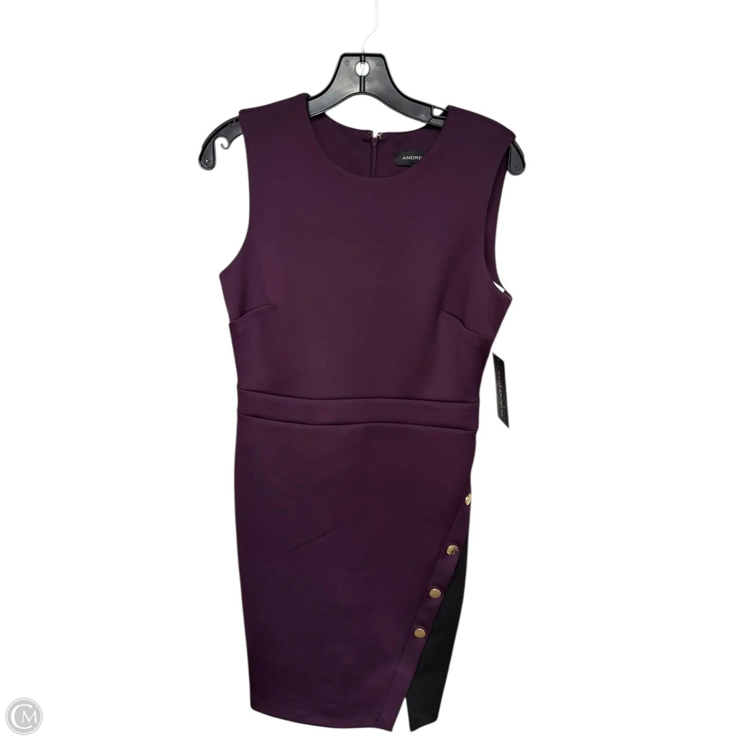 Dress Party Midi By Andrew Marc In Purple, Size: 6