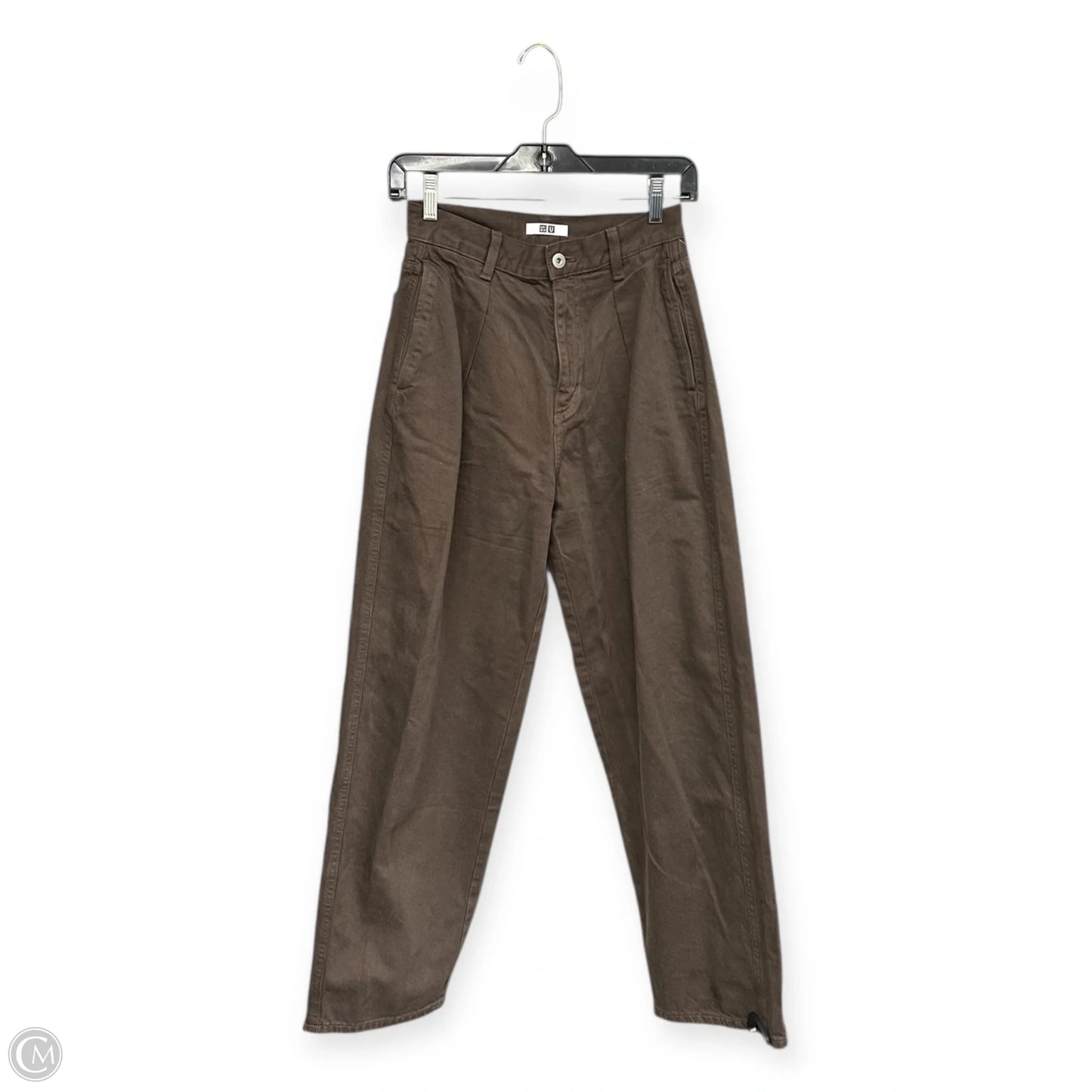 Jeans Straight By Uniqlo In Brown, Size: 0