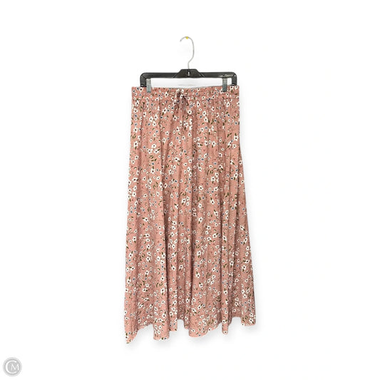 Skirt Maxi By Clothes Mentor In Floral Print, Size: Xl