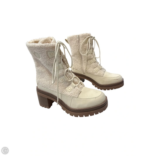 Boots Mid-calf Heels By Altard State In Cream, Size: 8