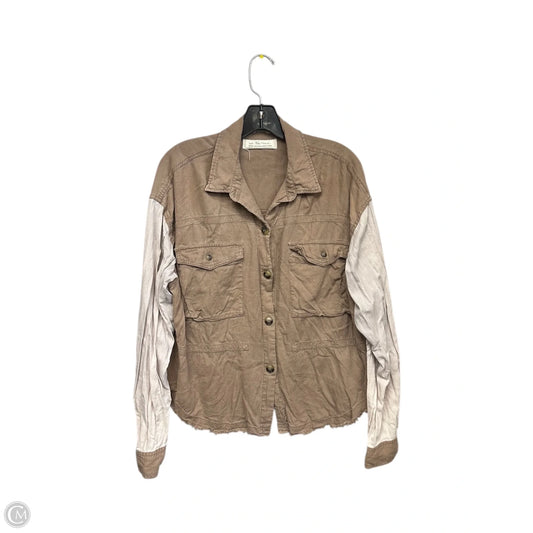 Top Long Sleeve By We The Free In Brown, Size: M