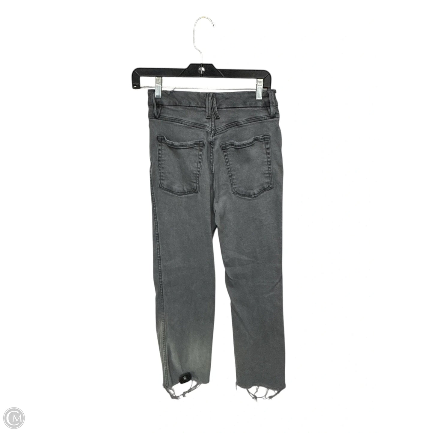 Jeans Straight By Good American In Grey, Size: 2