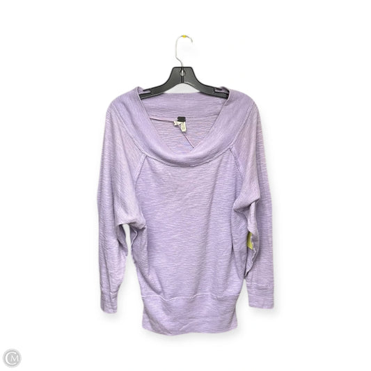 Top 3/4 Sleeve By We The Free In Purple, Size: Xs