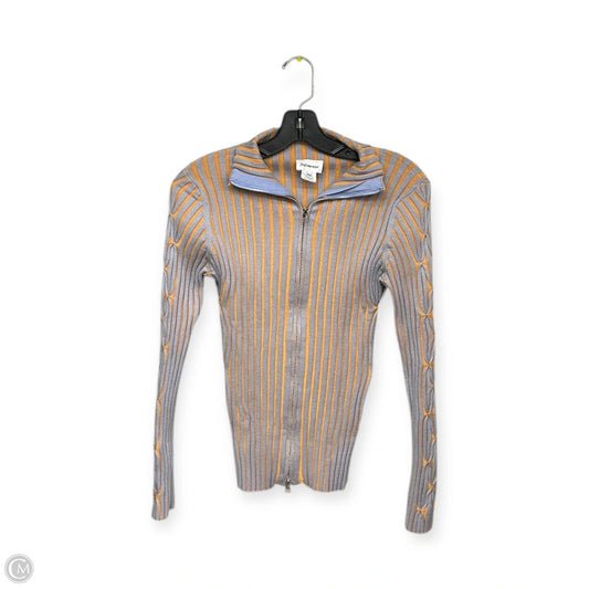 Sweater By Clothes Mentor In Orange & Purple, Size: Xs