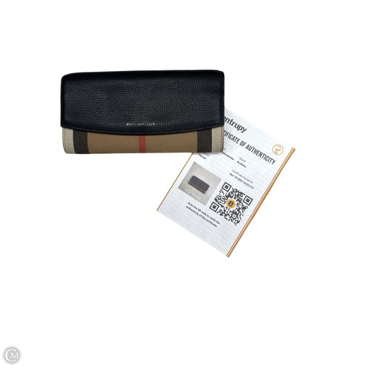 Wallet Luxury Designer By Burberry, Size: Medium