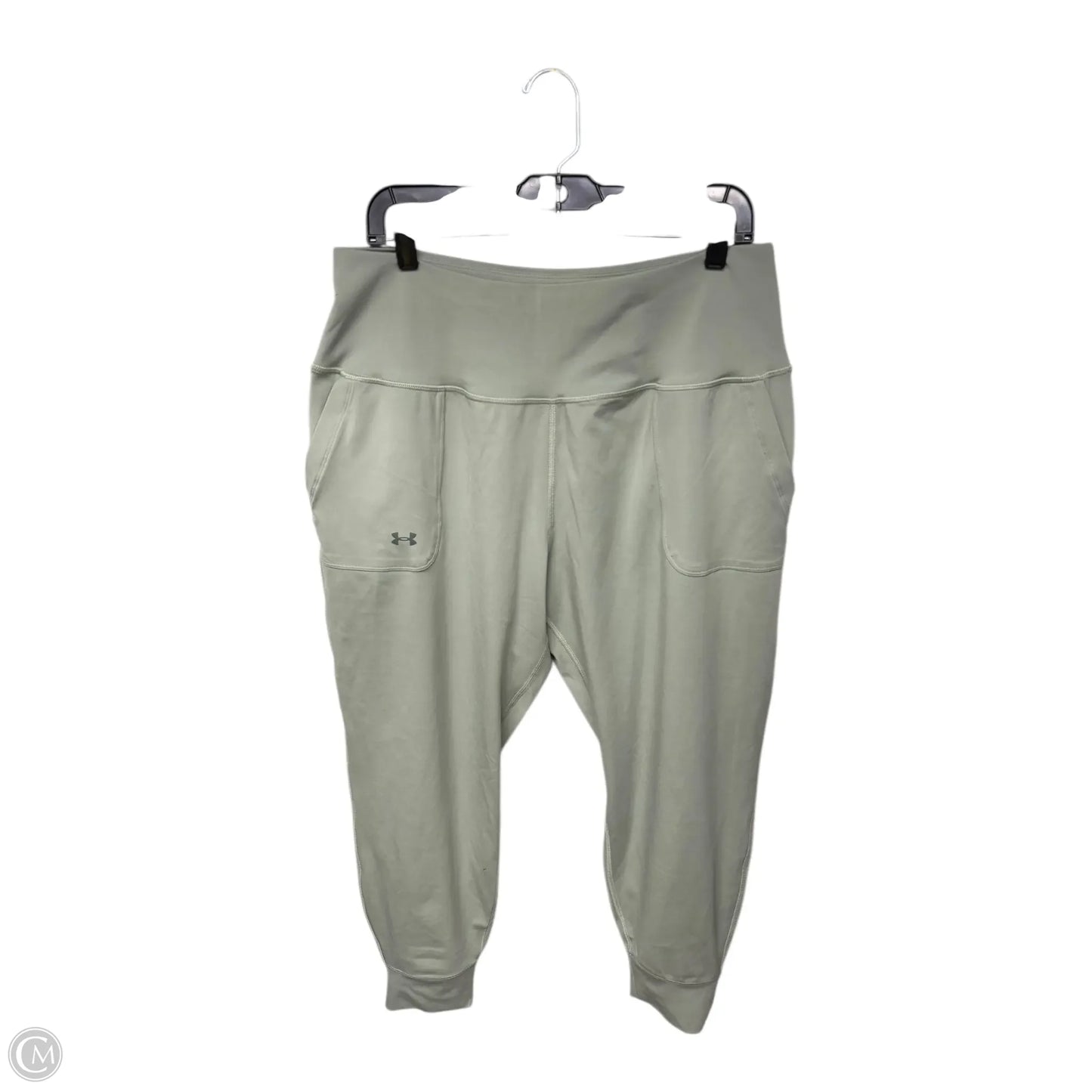 Athletic Pants By Under Armour In Green, Size: 1x