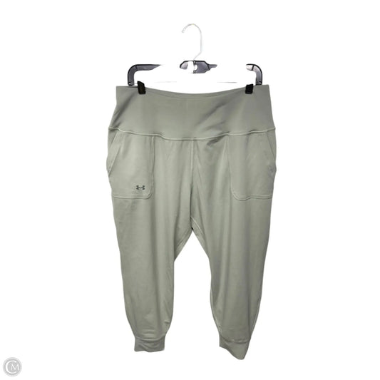 Athletic Pants By Under Armour In Green, Size: 1x