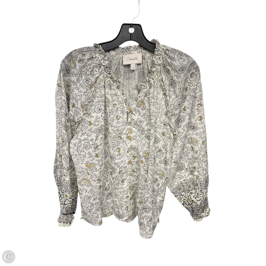 Top Long Sleeve By Cleobella In Cream, Size: Xs