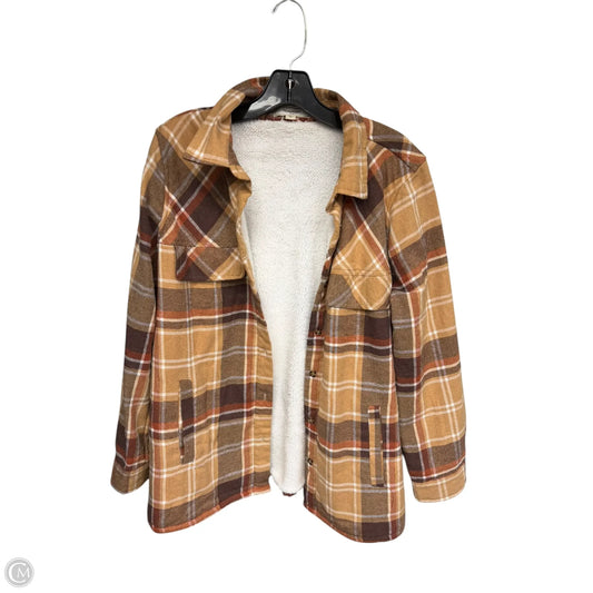 Jacket Shirt By No Comment In Tan, Size: L