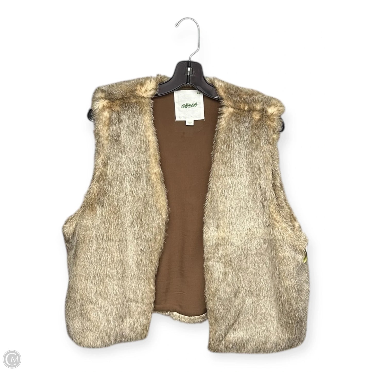 Vest Faux Fur & Sherpa By Aerie In Brown, Size: M
